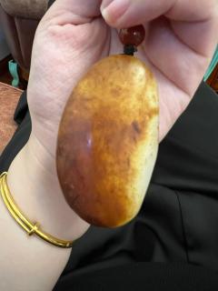 和田玉籽料,带皮