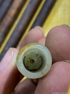 清代和田玉烟嘴一个-烟嘴-7788收藏